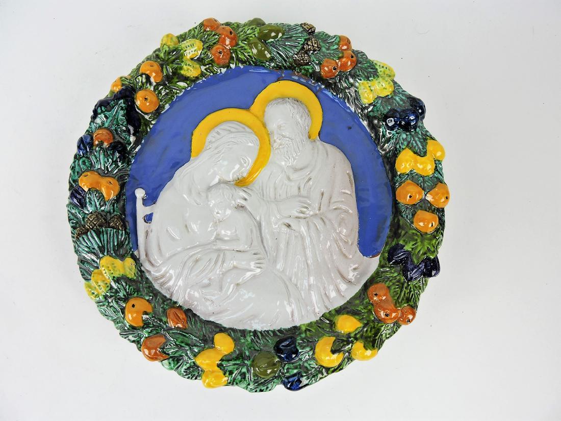 Della Robia wall plaque, Holy (1 of 1)