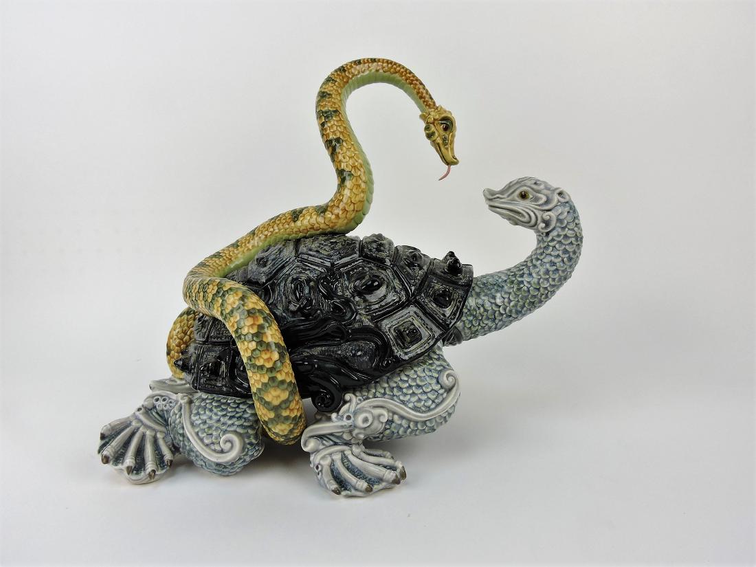 Lladro "Mysterious Snake & Turtle" #8464, (1 of 1)