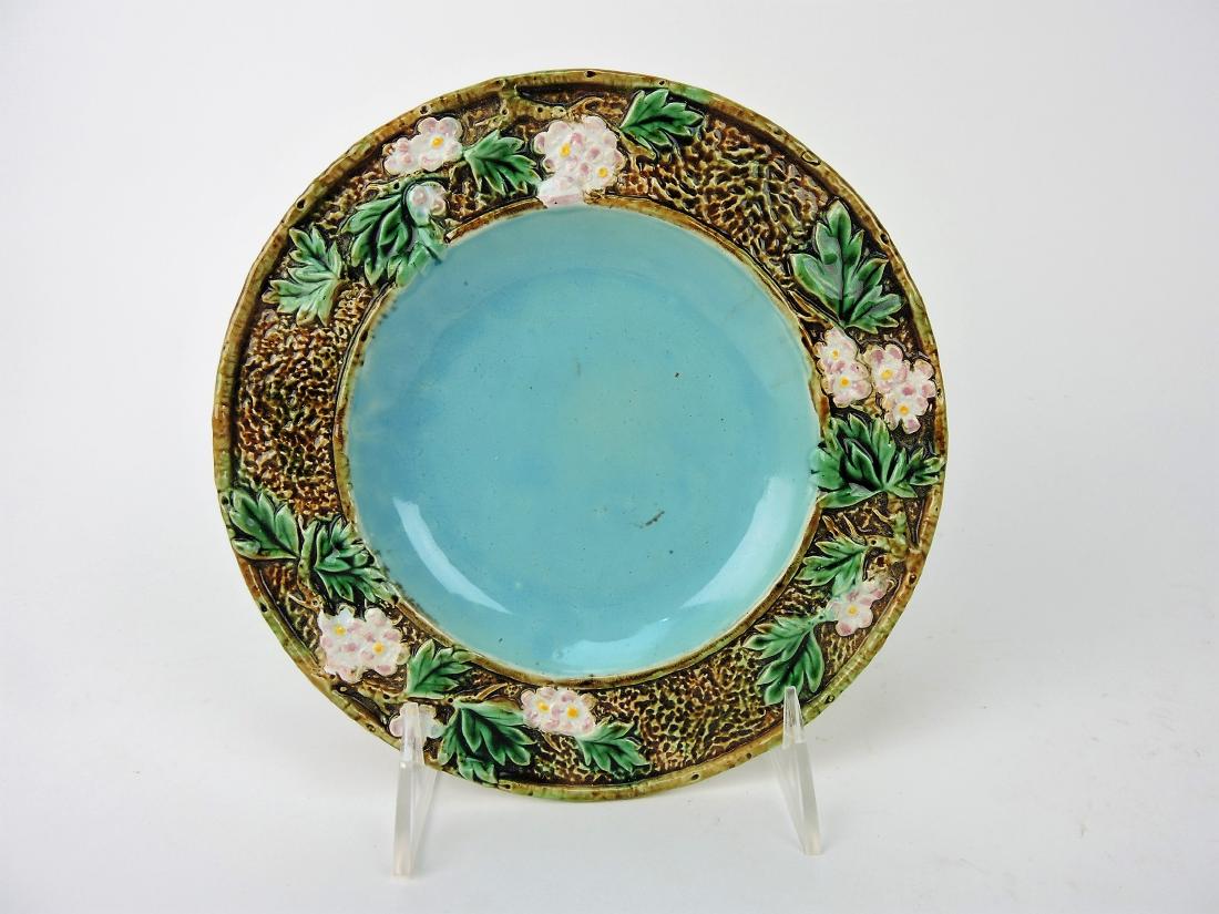 George Jones Majolica 7" under: plate