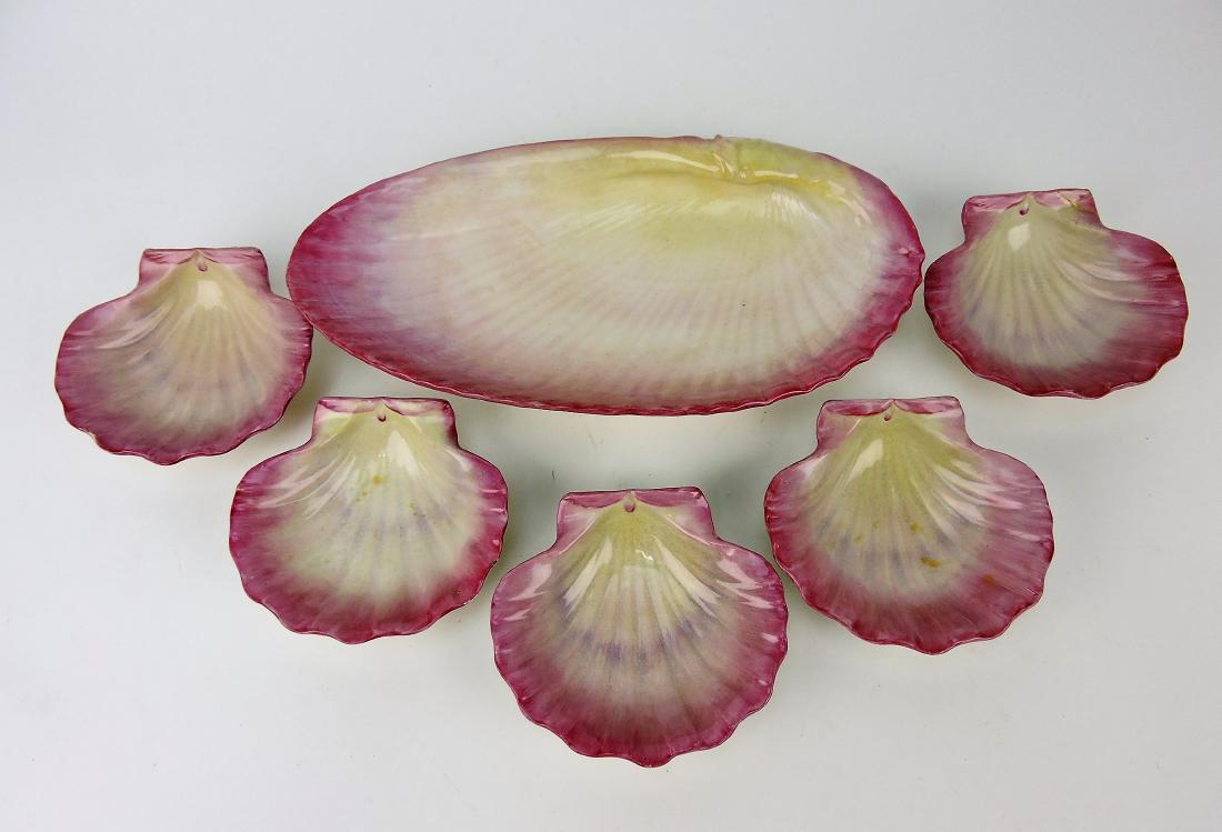 Wedgwood pink 6 piece shell set, (1 of 1)