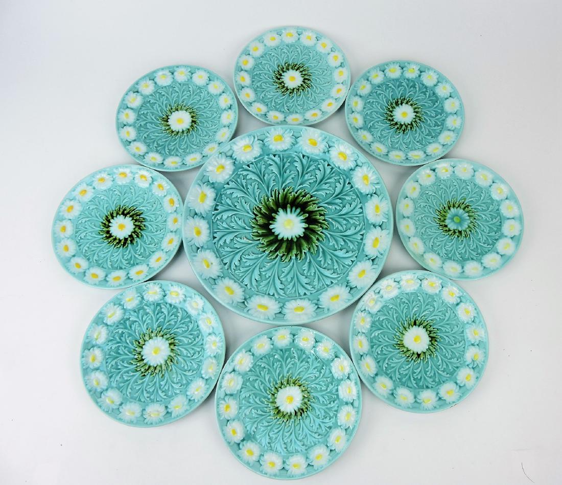 German Majolica cake set with (1 of 1)