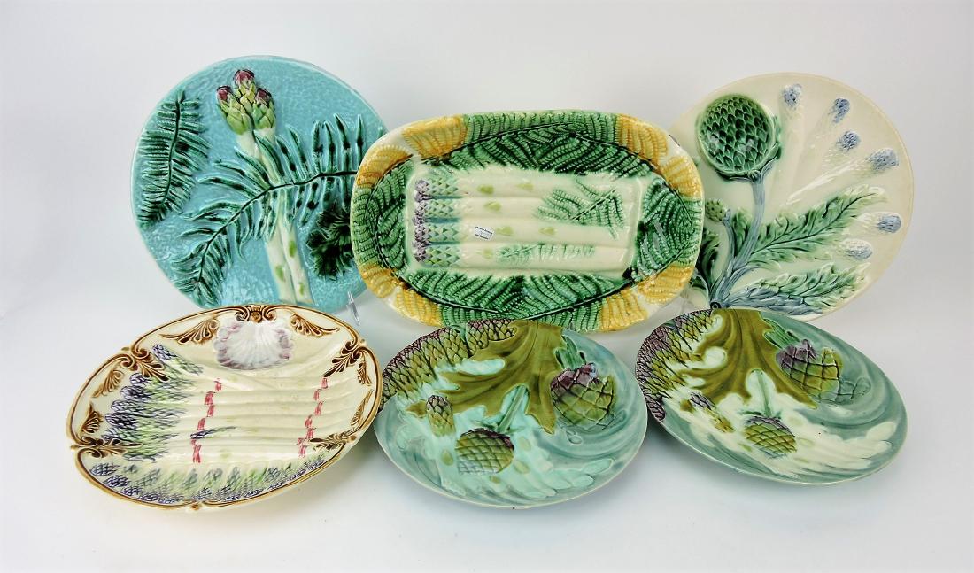 Salins Majolica asparagus platter, (1 of 1)