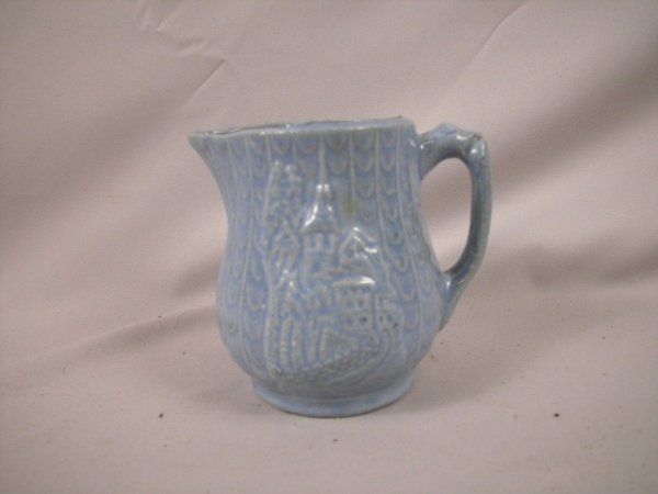 Blue and white stoneware salt glaze Monastery & F