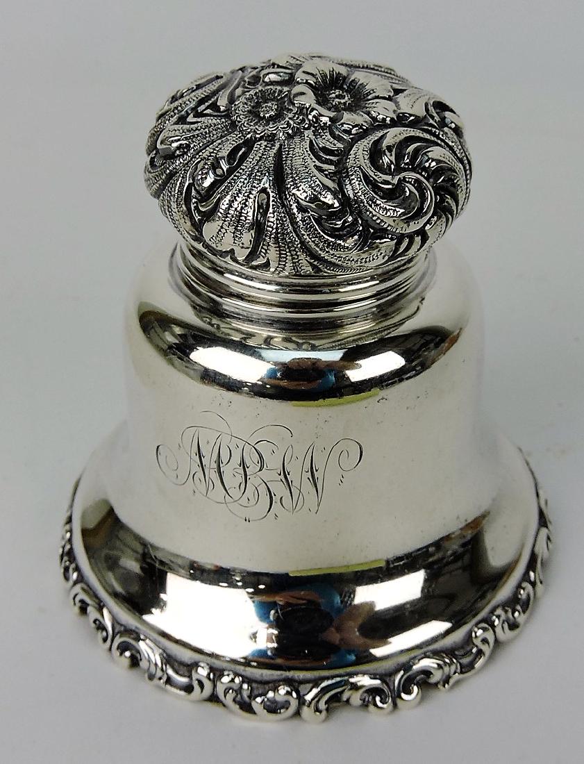 Sterling silver inkwell, 3" (1 of 1)