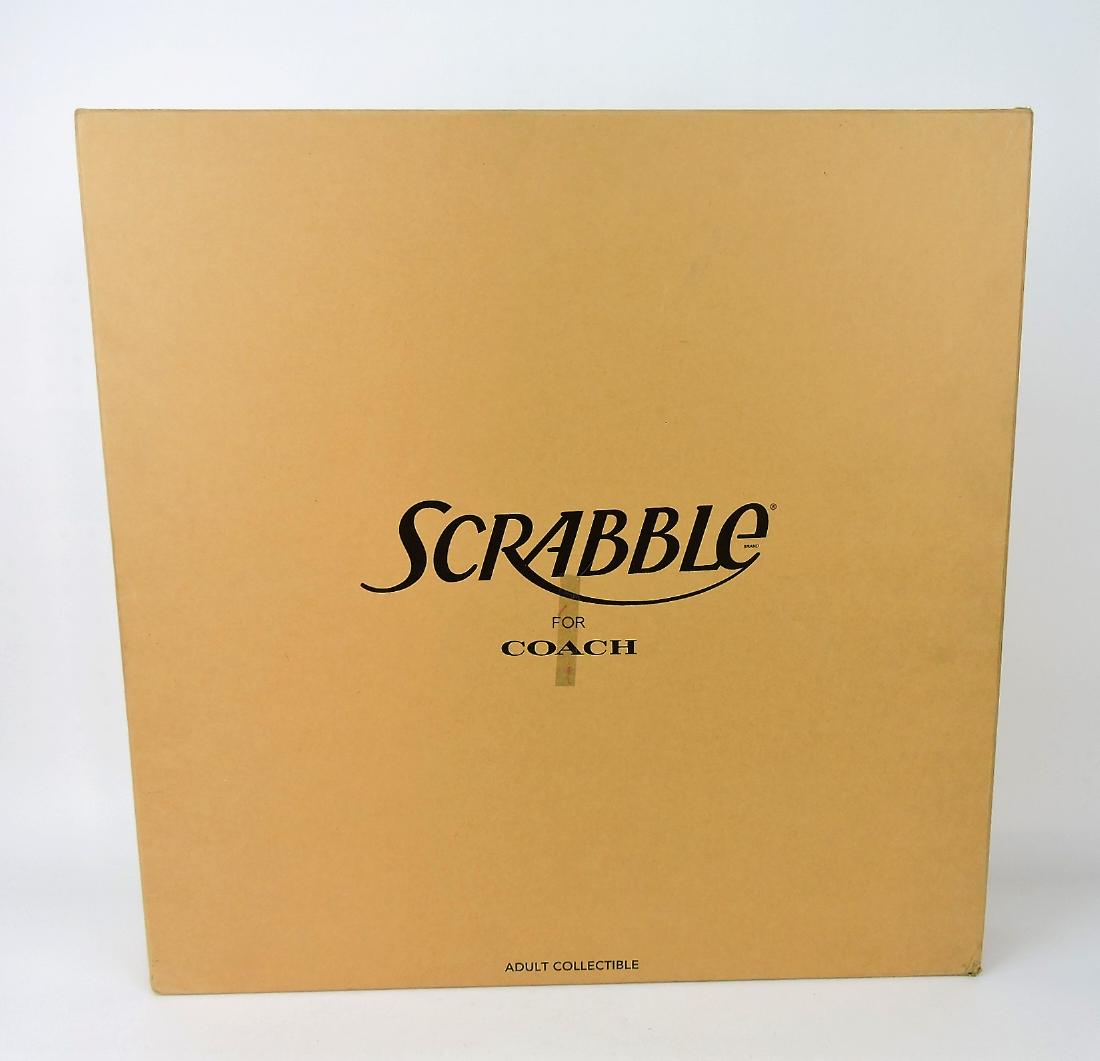 Coach leather Scrabble game, (1 of 3)