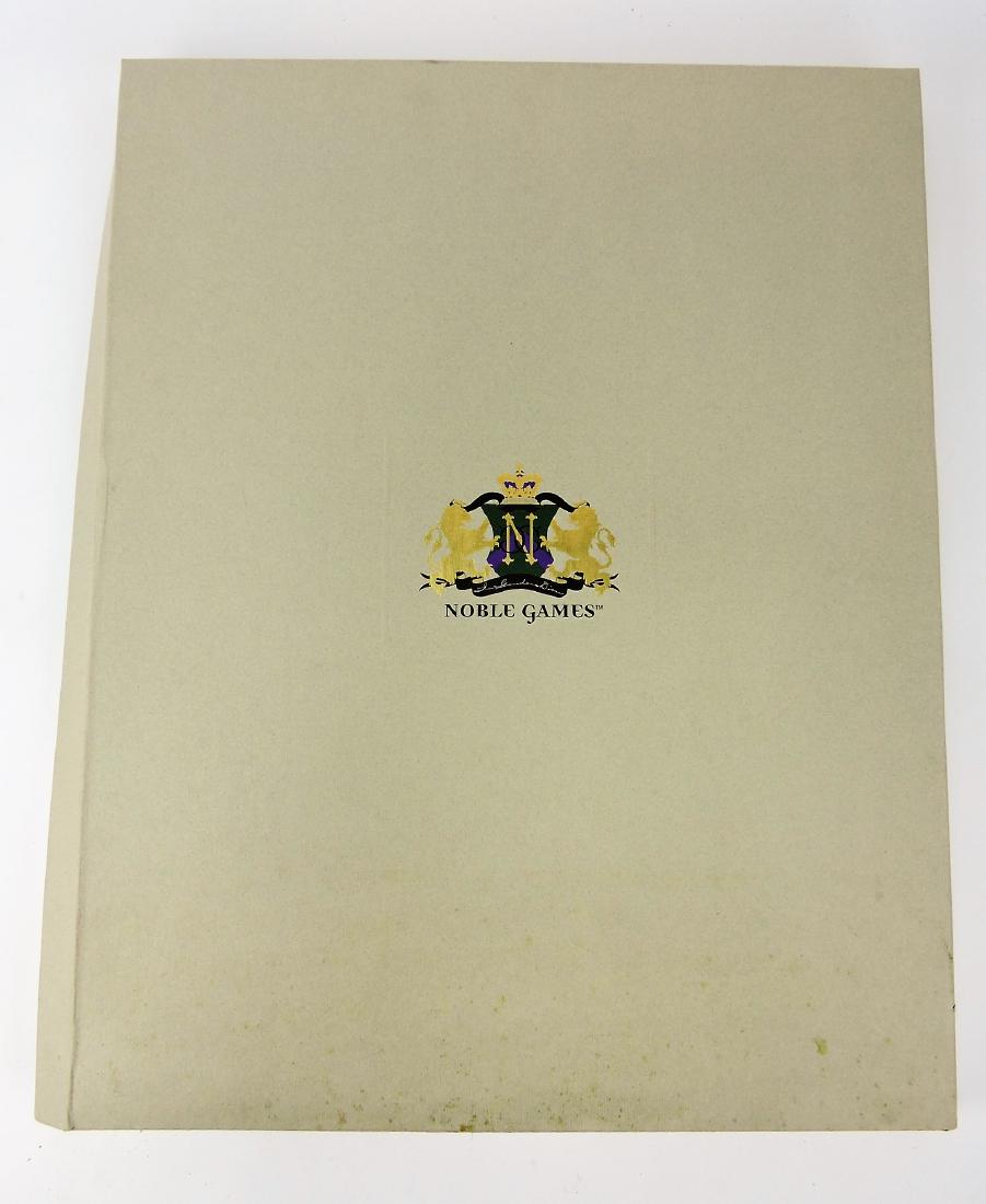 Noble Games leather backgammon, (1 of 2)