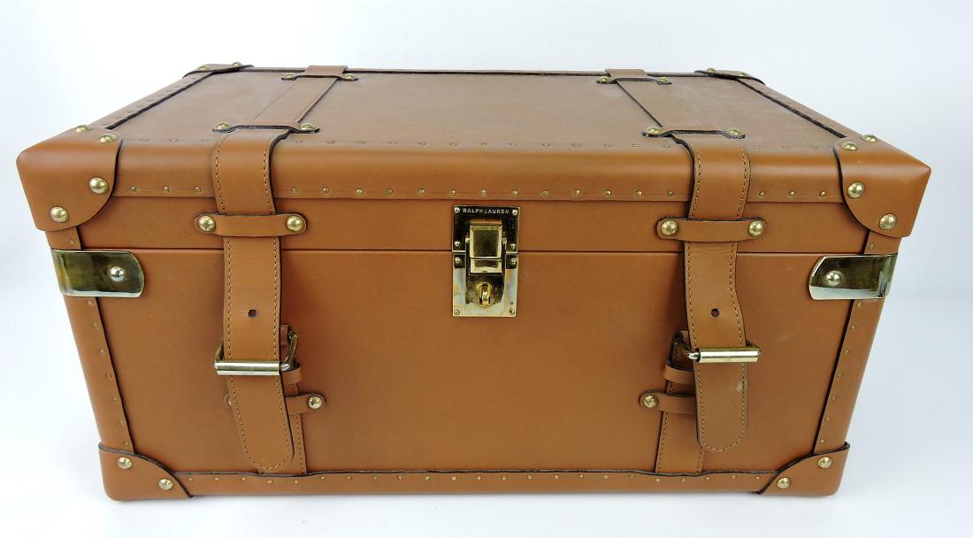 Ralph Lauren leather trunk, (1 of 2)