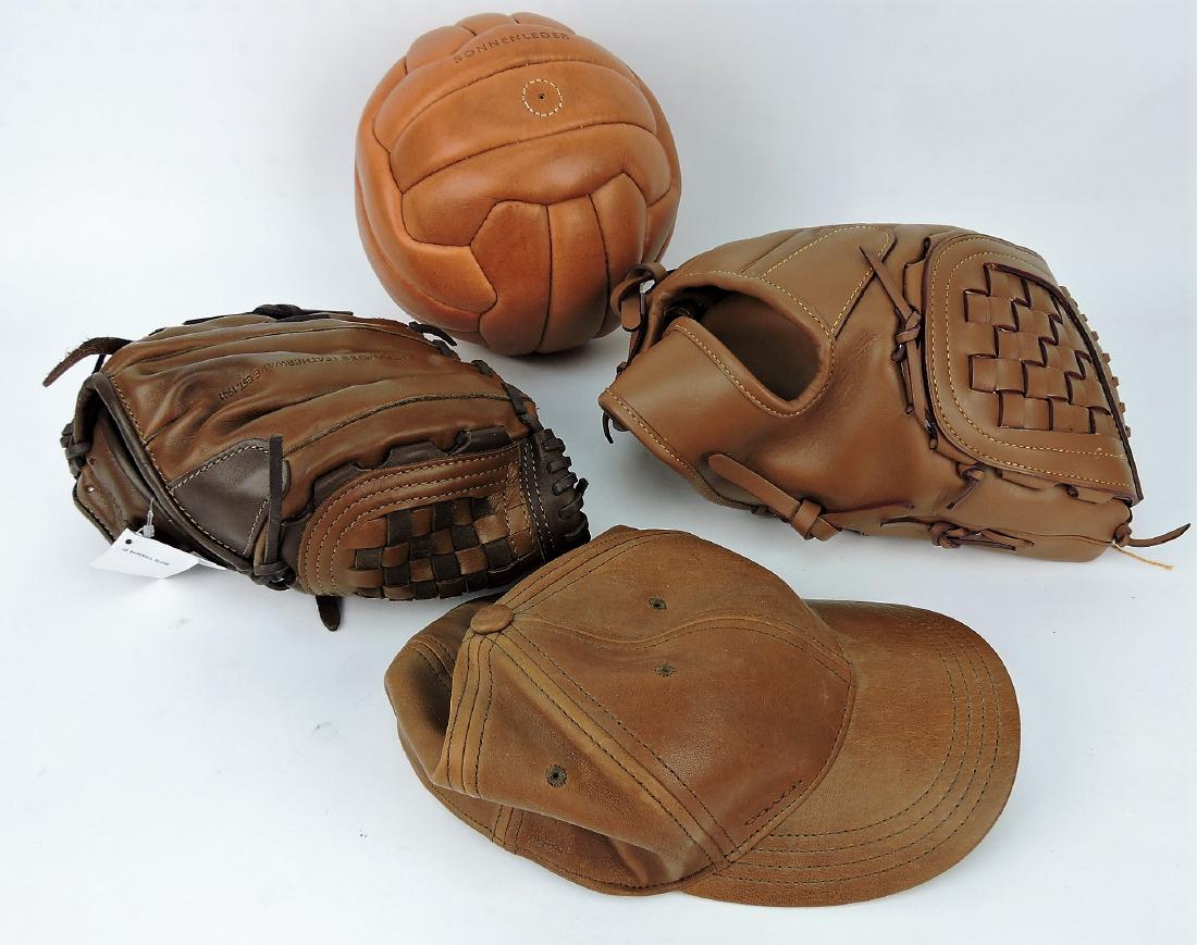 Coach leather lot of 3 baseball (1 of 2)