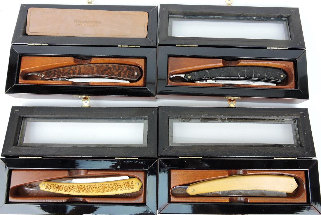 Thiers-Issard lot of 4 straight razors, (1 of 1)