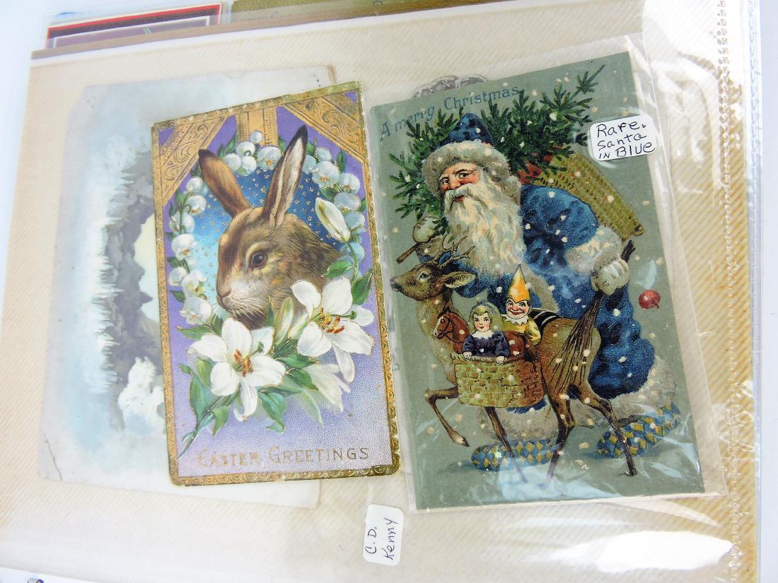 Post card album; Santa's, Christmas, (1 of 10)