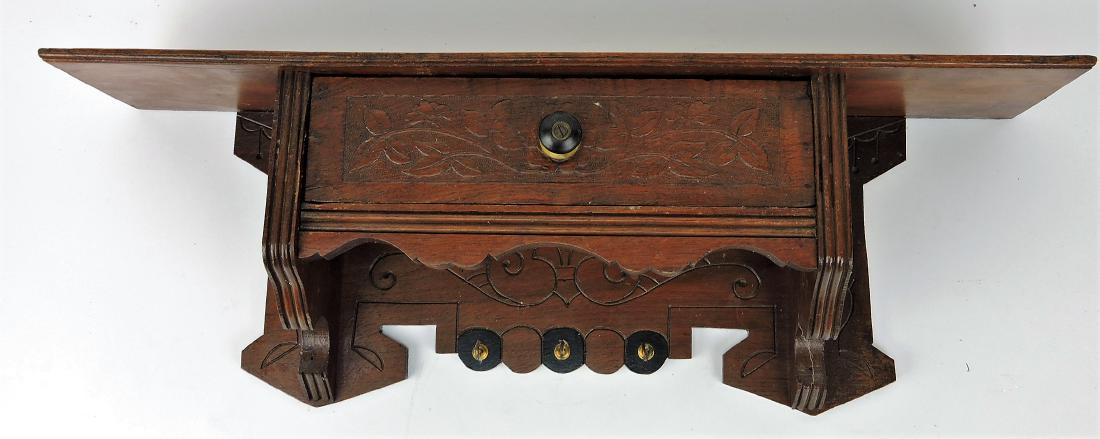 Walnut clock shelf, 24"w (1 of 1)