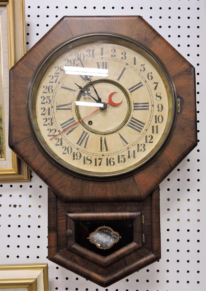 Wall regulator clock: .