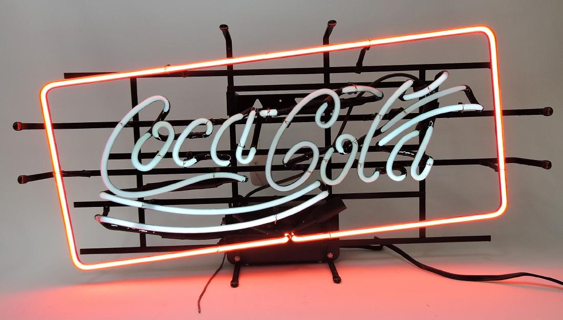 Neon Coca Cola sign, 30" (1 of 1)