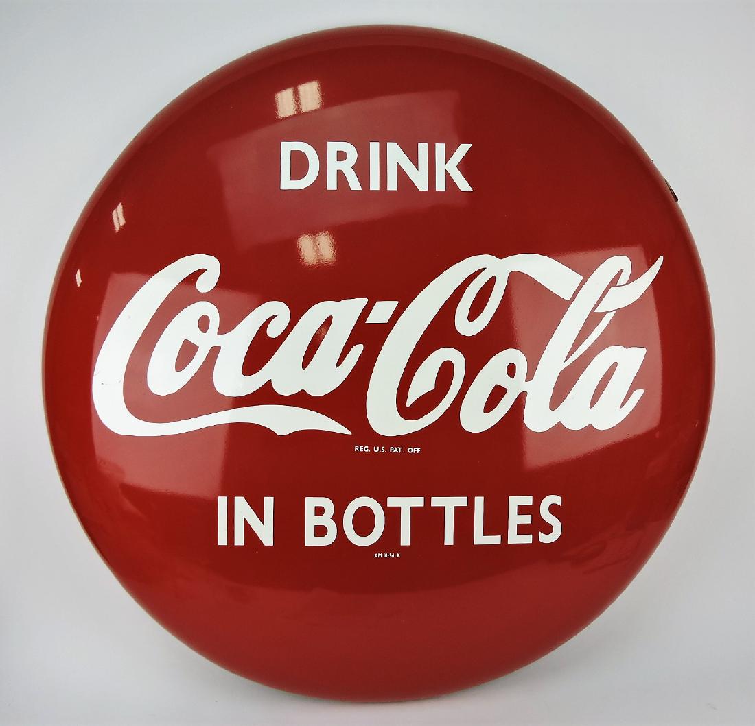 Coca Cola large button sign, 36" (1 of 1)
