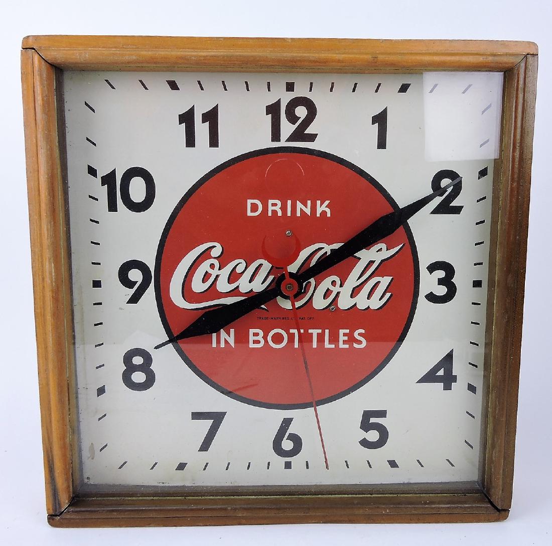 Wood framed Coca Cola electric (1 of 1)