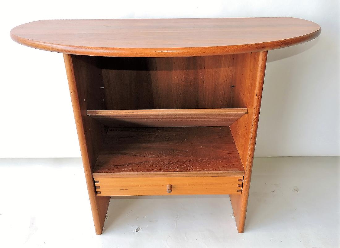 Teak mid century modern lamp table, (1 of 1)