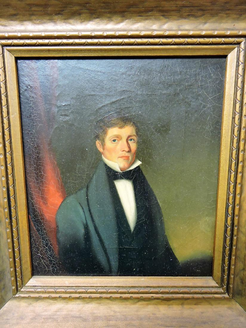 Early oil on board portrait of Daniel (1 of 3)