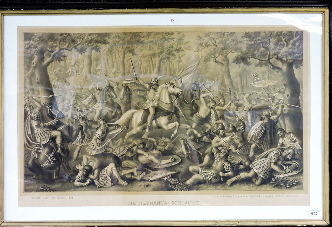 1888 etching, Der Hermann Schlatt, (1 of 2)