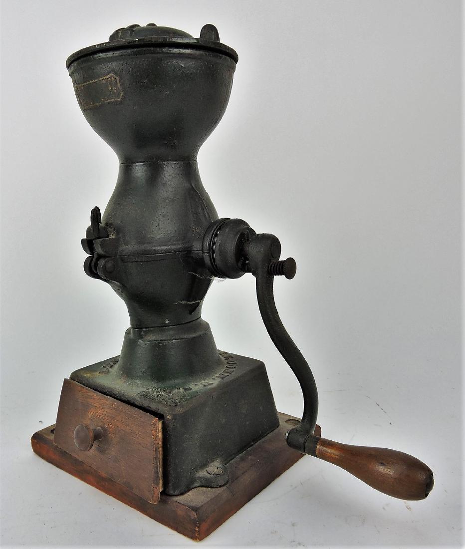 L.F. & Co New Britain Ct. cast iron: coffee grinder