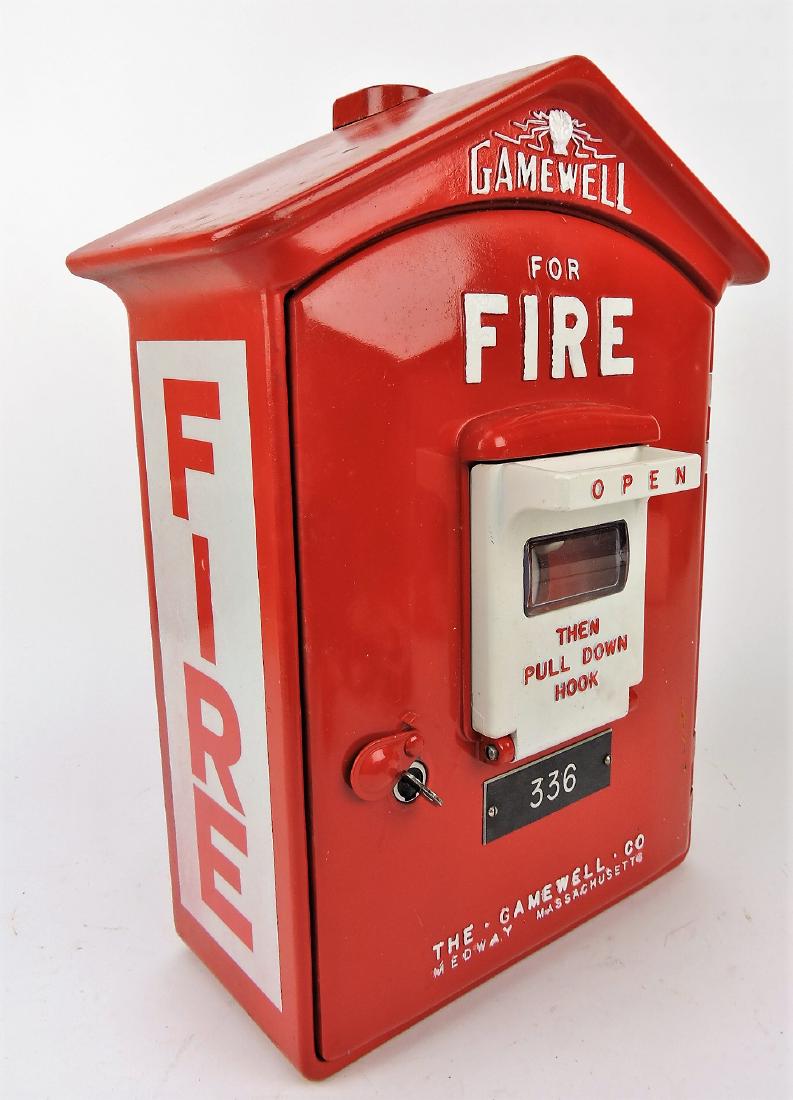 Gamewell cast iron fire call box, (1 of 1)