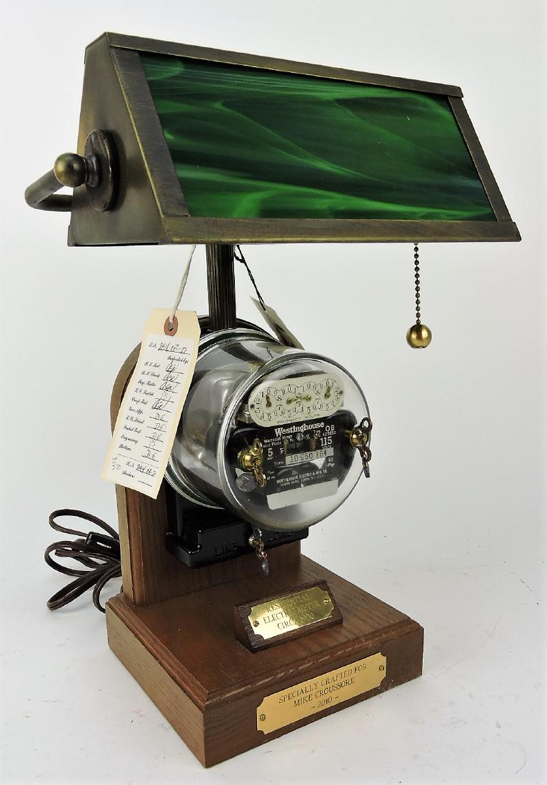 1920's electric meter desk lamp (1 of 1)