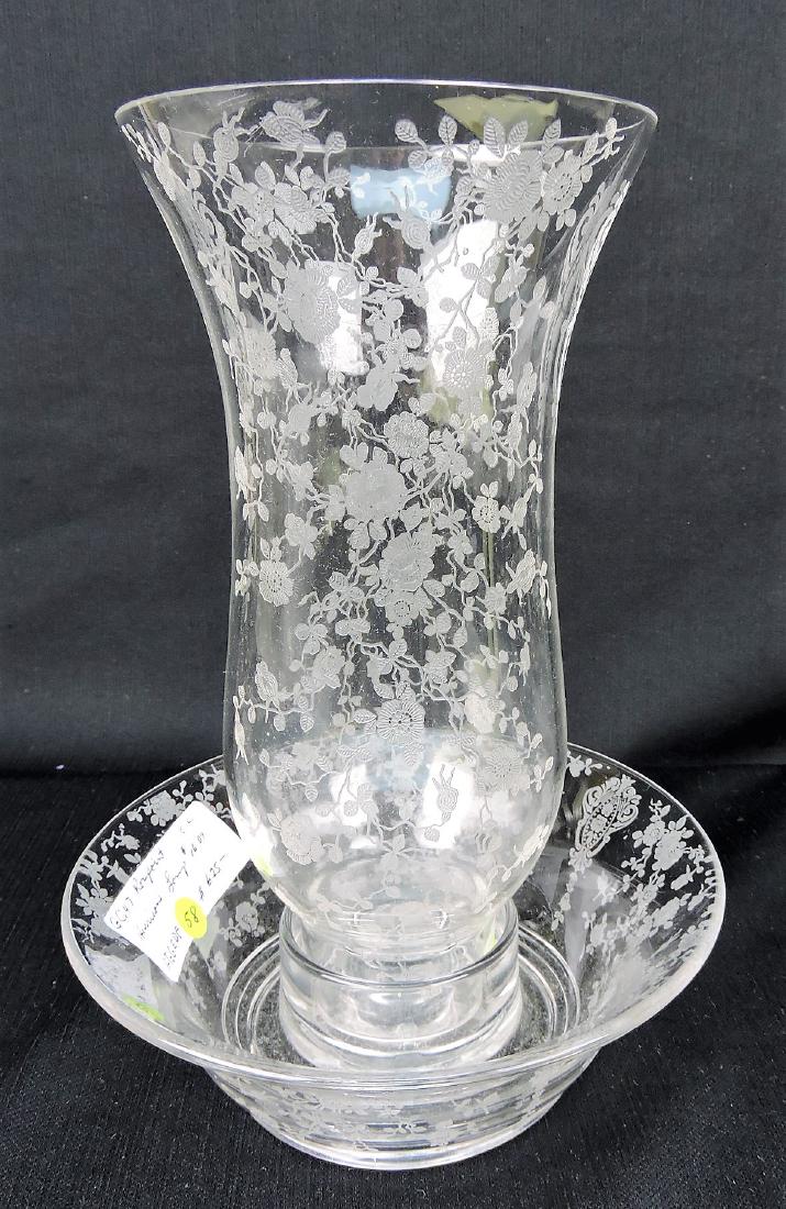 Cambridge Rosepoint hurricane lamp, (1 of 1)