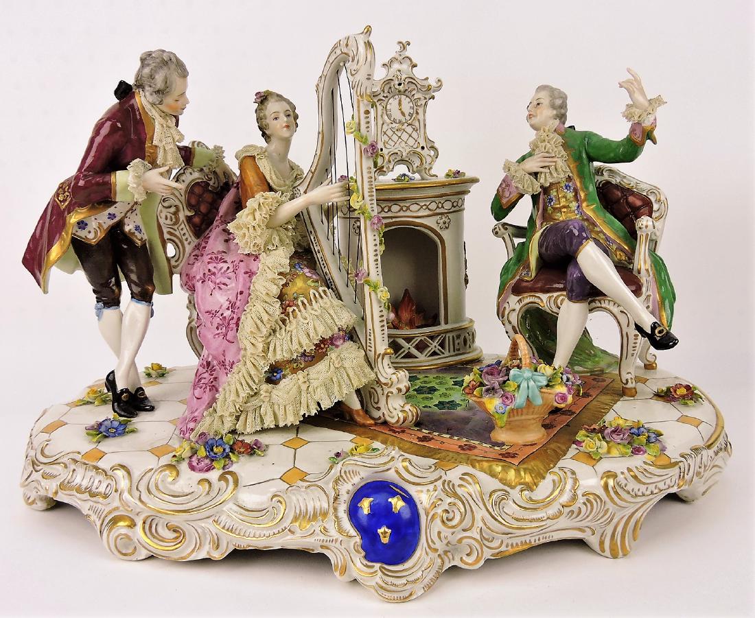 Large Volkstedt Dresden porcelain (1 of 6)