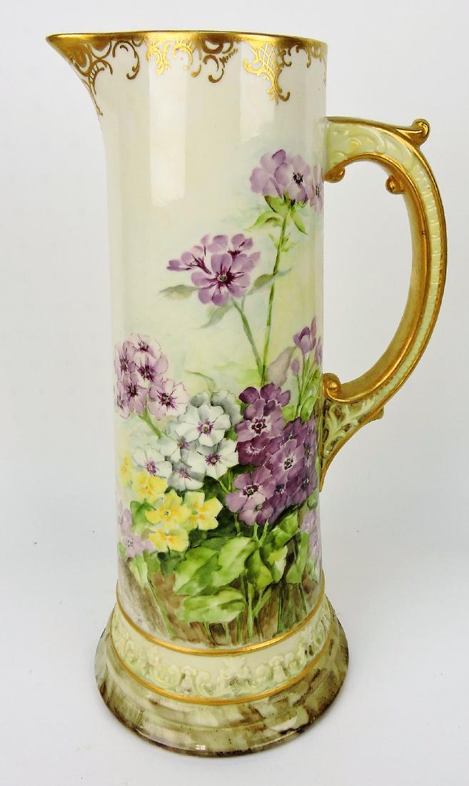 Belleek large hand painted floral (1 of 1)