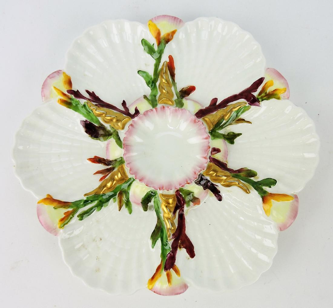 George Jones 8 1/2" porcelain: oyster plate