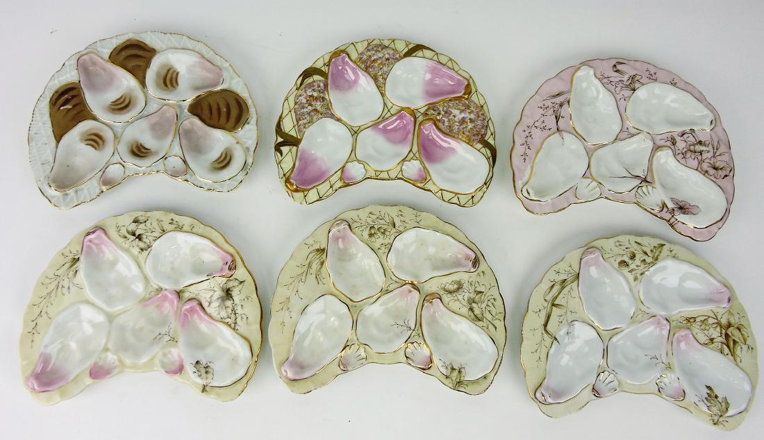 Porcelain lot of 6 crescent shape (1 of 1)
