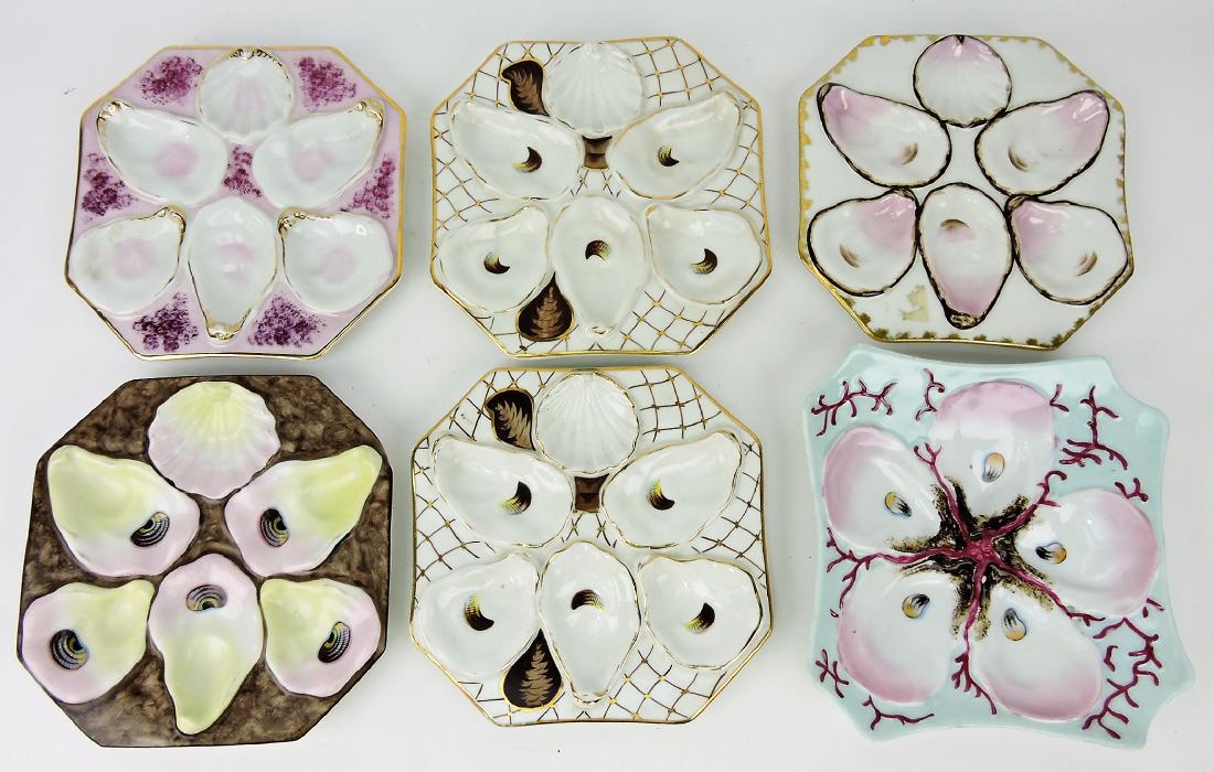 Lot of 6 porcelain square five well (1 of 1)