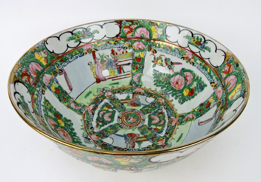 Chinese Famile Verde bowl, 12" (1 of 3)