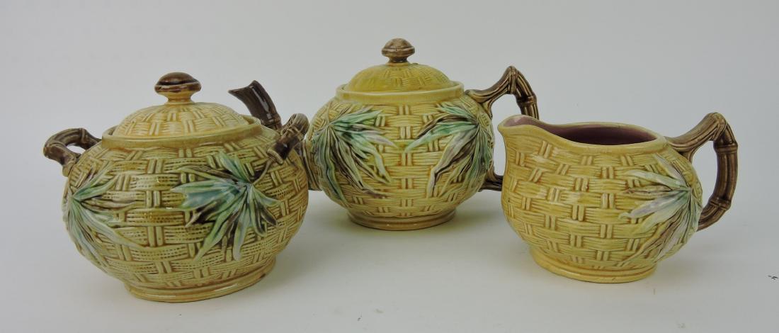 Majolica Banks & Thorley bamboo and (1 of 1)