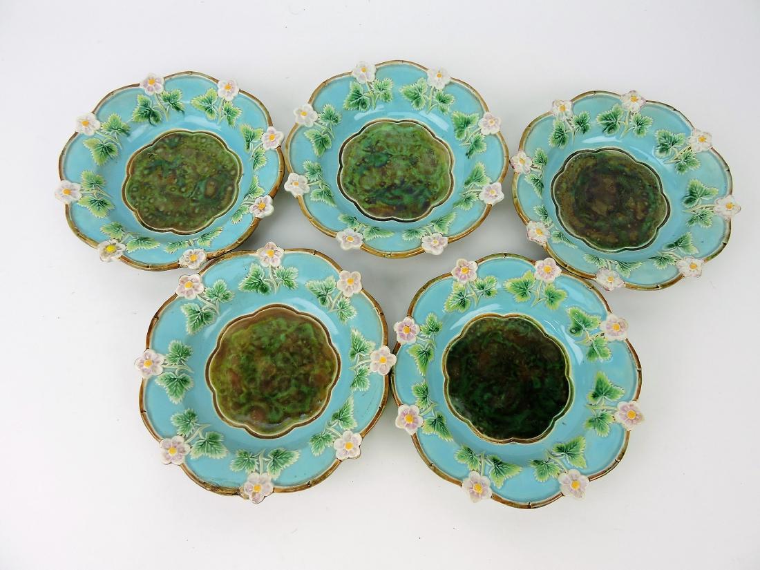 George Jones majolica set of 5 (1 of 1)