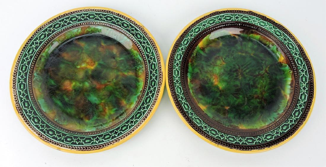 George Jones majolica pair of 9" (1 of 1)