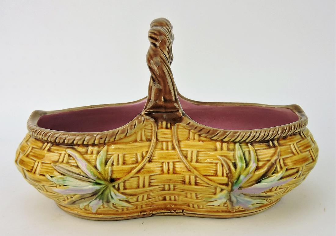 Majolica Banks & Thorley bamboo & (1 of 1)