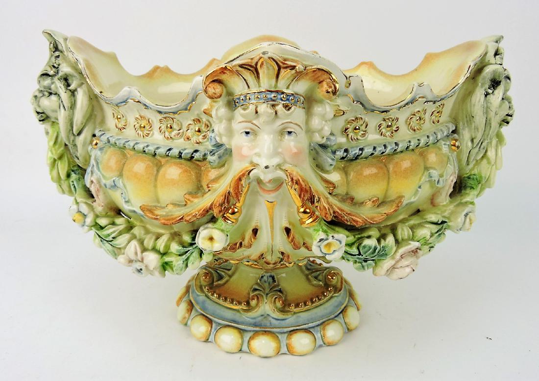 Hugo Lonitz majolica table center (1 of 2)