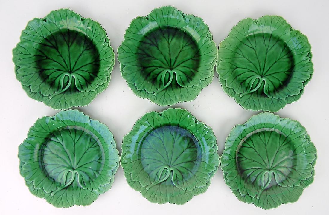 Wedgwood majolica lot of 6 dark (1 of 1)