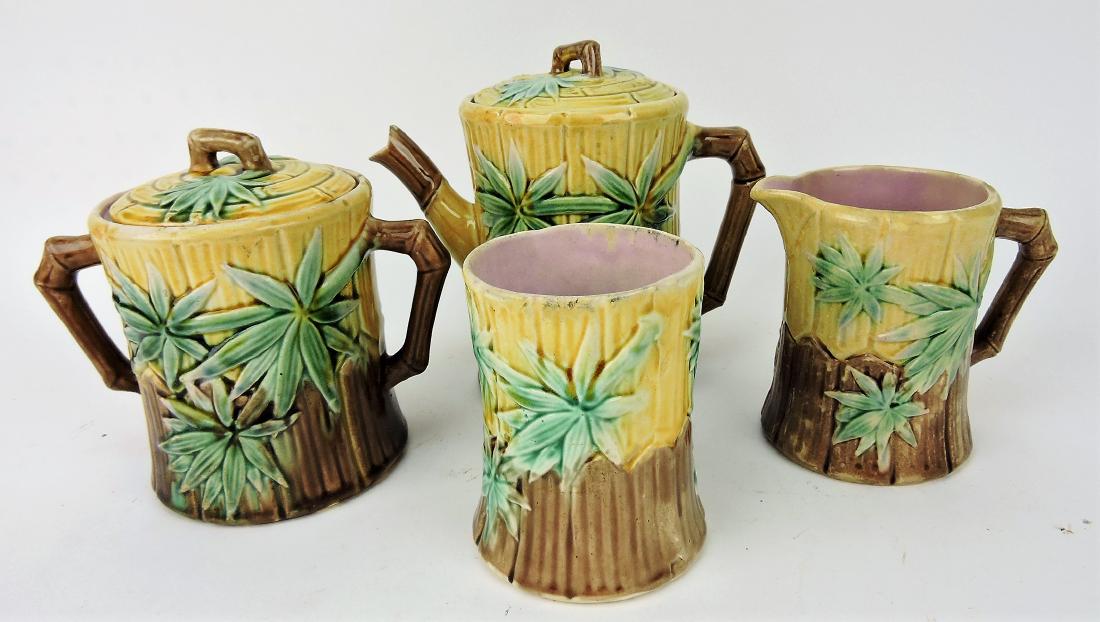 Etruscan majolica bamboo 4 piece (1 of 1)