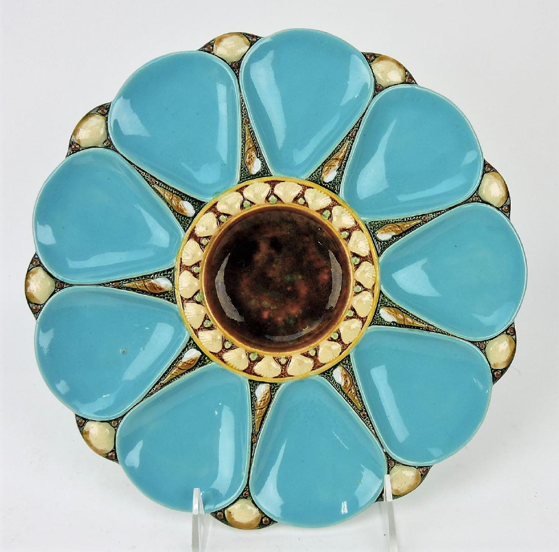 Minton majolica 9 well turquoise (1 of 1)