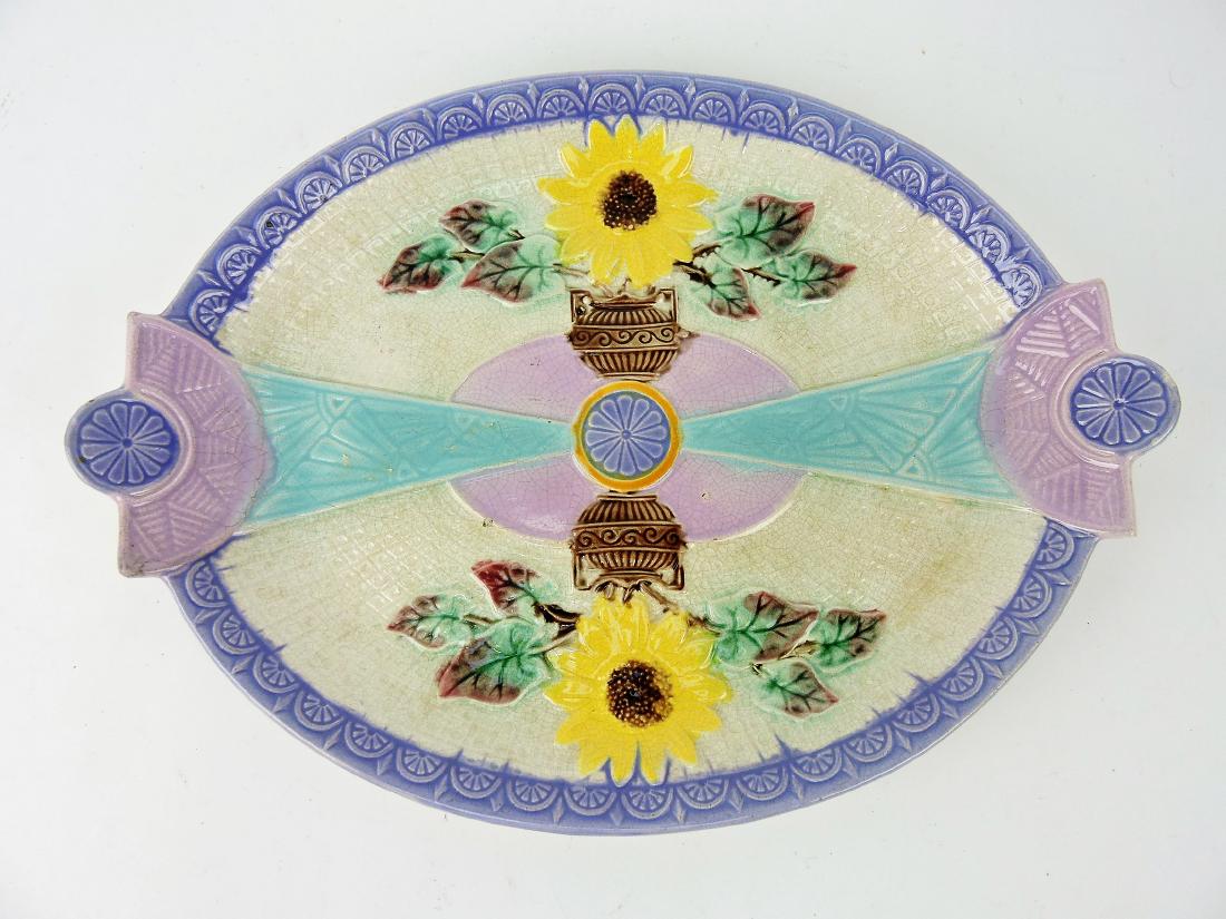 Lear majolica sunflower and urn (1 of 1)