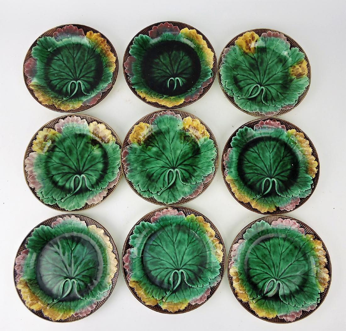 Wedgwood majolica maple leaf set (1 of 1)