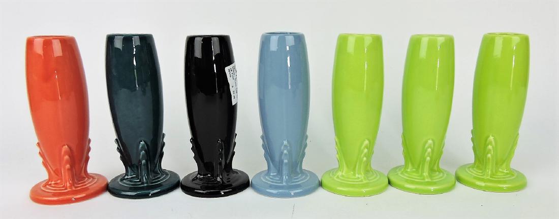 Fiesta Post 86 lot of 7 bud vases; (1 of 1)