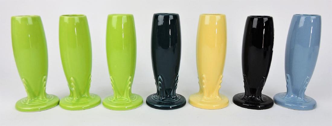 Fiesta Post 86 lot of 7 bud vases; (1 of 1)