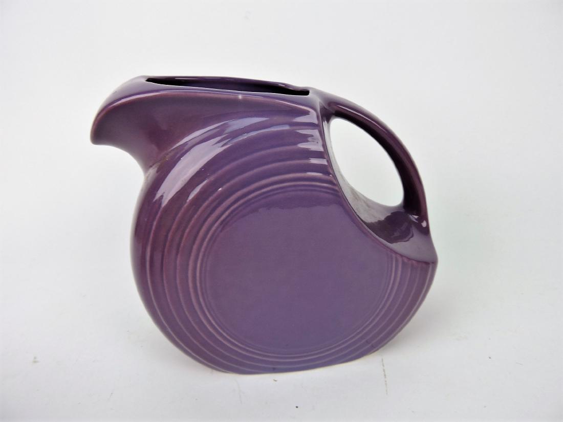 Fiesta Post 86 lilac disk water pitcher (1 of 1)