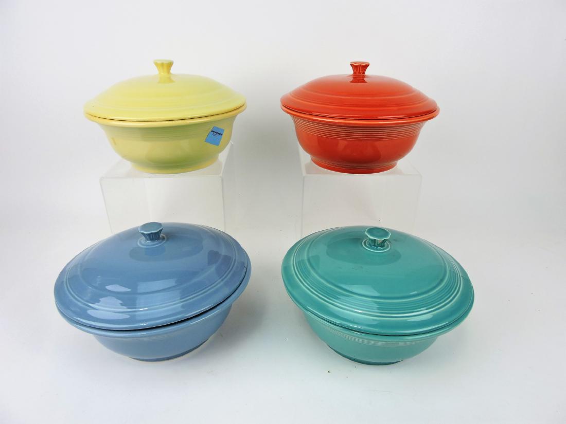 Fiesta Post 86 lot of 4 casseroles; (1 of 1)