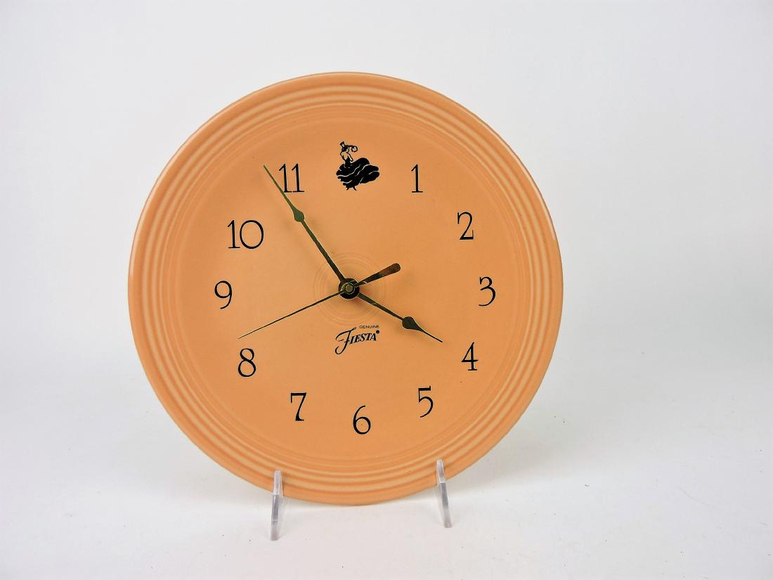 Fiesta Post 86 apricot plate clock, (1 of 1)