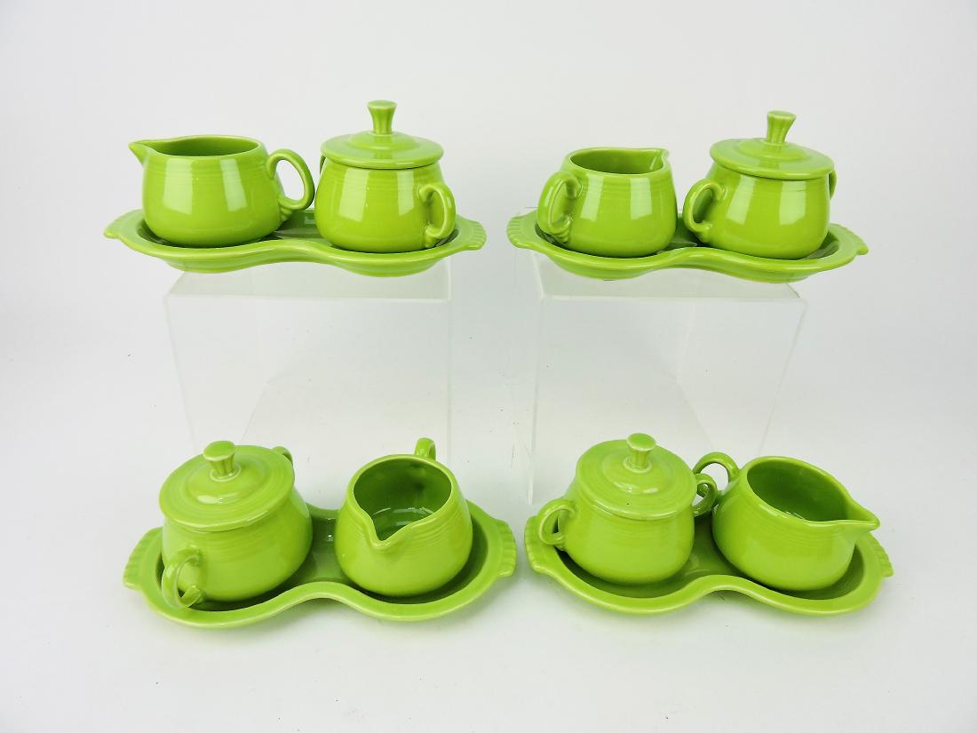 Fiesta Post 86 lot of 4 cream/sugar/ (1 of 1)