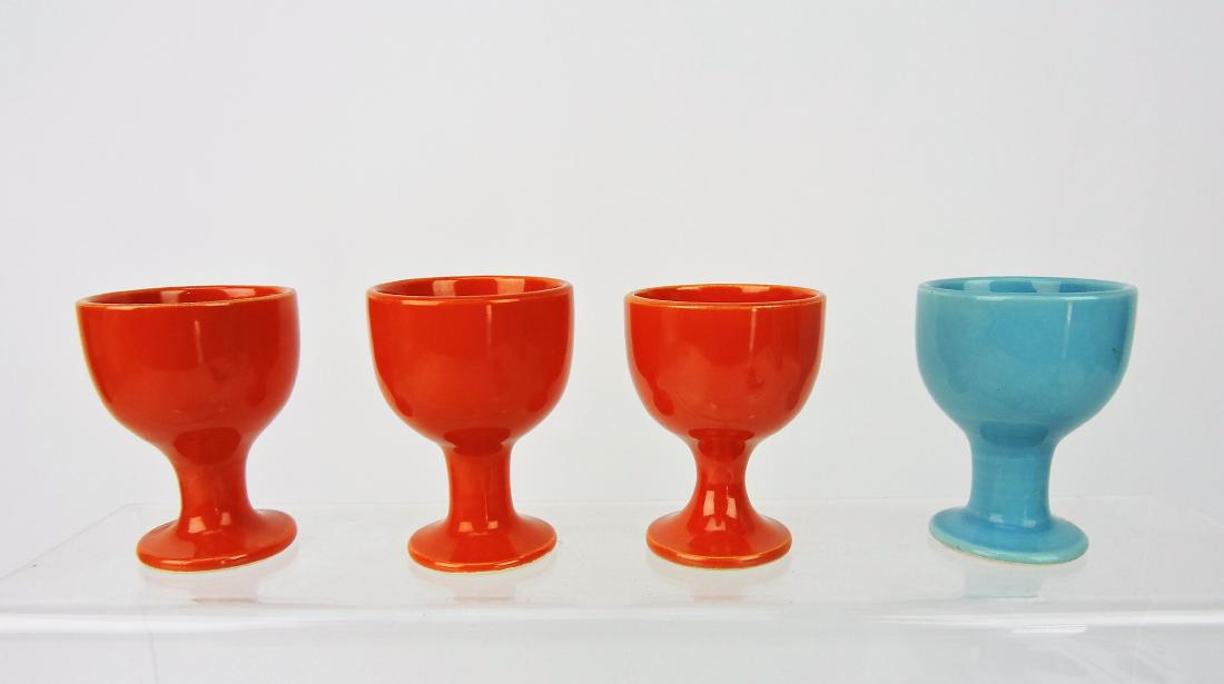 Fiesta Harlequin lot of 4 single egg (1 of 1)