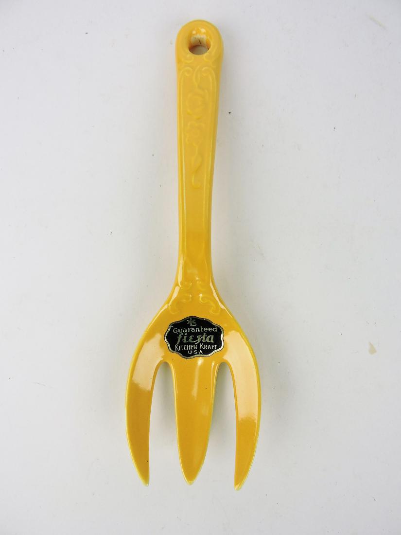 Fiesta Kitchen Kraft yellow fork with (1 of 1)